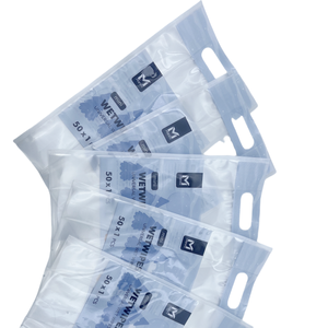 Sacs d'emballage de lingettes humides rechargeables Sac à gousset latéral pour l'utilisation de papier mouchoir et de papier hygiénique - Product Image 2