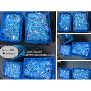 Conectores de cable impermeables ZanChen DBRY-6 de 6 capas, 0,75-6 mm, plástico azul para proyectos de riego y alumbrado público - Product Image 1