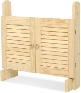 Grande <span class=keywords><strong>Stalla</strong></span> Doppia per <span class=keywords><strong>Cavalli</strong></span> con Porte, Unità di Stoccaggio e Esposizione in Legno per Cavallucci e Organizzazione della Stanza dei Giochi - Product Image 5