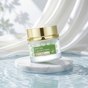 Crème hydratante pour le visage GREENLEM à l'acide hyaluronique et à la vitamine C - 50g, crème réparatrice apaisante avec traitement de l'acné et blanchiment, étiquette privée - Product Image 1