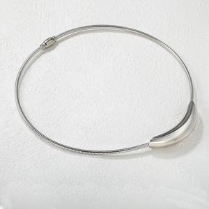 Collar de Moda Sencillo, Colgante de Acero Inoxidable, Chapado en Oro de 18K, Joyería para Mujer, Collar Personalizado con Corazón - Product Image 4