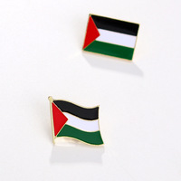 Vente en gros Offres Spéciales sans minimum drapeau de la Palestine épinglette en émail épinglettes