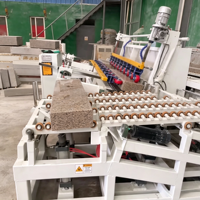 Machine automatique de meulage et de chanfreinage de pavés en béton, polisseuse pour granit et marbre