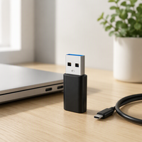 Adaptateur OTG USB 3.0 unilatéral en gros, USB-A mâle vers Type-C femelle, haute vitesse 5 Gbit/s uniquement sur un côté, approvisionnement en vrac OEM