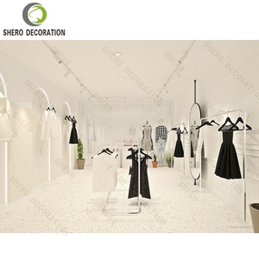 Diseño de Interiores para Tiendas de Ropa de Alta Gama, Muebles para Tiendas de Ropa, Mostrador Personalizado para Decoración de Tiendas de Ropa - Product Image 5