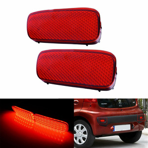 Feux arrière LED pour pare-chocs Peugeot 107 206 607 Fiat Scudo Citroën Volkswagen 12V Rouge Noir Feux arrière LY041 - Product Image 4
