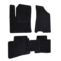 Tapis de sol de voiture à motif vague d'eau, ensemble complet de tapis rayés pour Changan X5 PLUS 2026 conduite à gauche