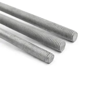 All Thread Rod Hot DIP Galvanizing 4.8/6.8/8.8 Grade Threaded Bars 3/8" HDG Full Threaded Rods DIN975