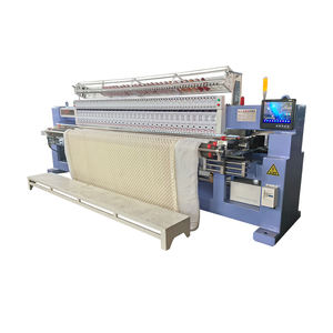 ماكينة التطريز الآلية باستخدام الحاسب الآلي لتطريز الفراش بالجلد ، ماكينة خياطة اللحف المتعددة - Product Image 3