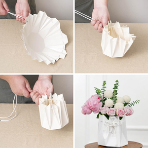 Cajas de Regalo de Papel Kraft para Flores, Impermeables, Reciclables, Tipo Aqua Box, para Empaque de Flores - Product Image 3