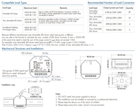 Variateur de lumière DALI AC Triac DT-C (DT4) 150-360W, 100-240VAC, contrôle sans fil, certifié ROHS, mode de connexion RF pour le contrôle de l'éclairage