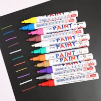 Ensemble de marqueurs acryliques à double pointe de couleur personnalisée pour la peinture sur bois, toile, roche, encre permanente, marqueurs de peinture acrylique