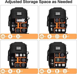 กระเป๋ากล้องตัวอย่างฟรี ขนาด 22 ลิตร สำหรับ DJI, Sony, Canon, Nikon, OSMO Action/Pocket, DSLR/SLR Mirrorless - Product Image 4