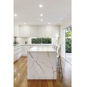 Modern Eco-Friendly Complete Kitchen Cabinet Set Simple Interior Furniture <strong>Cupboard</strong> Sink Faucet Hinge Drawer Basket <strong>Marble</strong> - Product Image 2