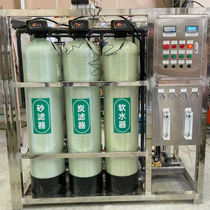 Station de traitement des eaux à petite échelle 500LPH en acier inoxydable, <span class=keywords><strong>fontaine</strong></span> à <span class=keywords><strong>eau</strong></span> potable par osmose inverse pour petite usine - Product Image 2