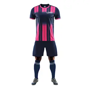 Camisa de futebol Argentina personalizada barata por atacado de fábrica roupas esportivas personalizadas para clubes com estampa digital camisa de futebol para adultos