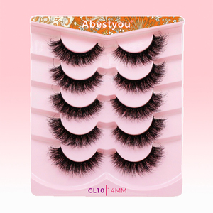 Abestyou – Faux <span class=keywords><strong>cils</strong></span> en gros personnalisés, effet 3D, en vison, épais, naturels, doux, faits à la main - Product Image 2