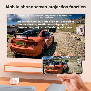 X3 Xách Tay Thông Minh Android 9 LED Chiếu Độ Nét Cao 720P 3D Mini Tự Động lấy nét Cùng Một Màn Hình Di Động Cross-Biên Giới AI Chiếu - Product Image 4