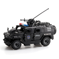 Bloques de Construcción Militares de Plástico con Minifiguras de Partículas Pequeñas, 40 Piezas, Escena de Ensamblaje, Modelo de Soldado Articulado, Adornos para Niños