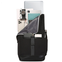 Sac à dos pour ordinateur portable élégant avec logo personnalisé, grande capacité, pour les voyages courts en plein air