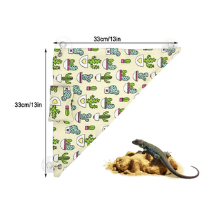 <span class=keywords><strong>L</strong></span>ézard Reptile Hamac Gecko Lit Suspendu Petit Animal Habitat Abri Triangulaire Toile Barbu <span class=keywords><strong>Dragon</strong></span> Hamac - Product Image 4