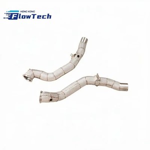 ท่อไอเสีย FlowTech T304 สแตนเลสสตีลประสิทธิภาพสูงสำหรับ Maserati Ghibli SQ4 Levante 3.0T V6 สำหรับการปรับแต่งรถยนต์ - Product Image 4