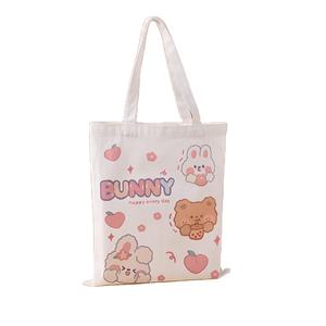 Bolsa de Mano Resistente al Agua con Múltiples Diseños, Bolsa de Lona con Estampado de Dibujos Animados Creativos, Bolsa de Mano de Gran Capacidad para Regalos y Compras - Product Image 1