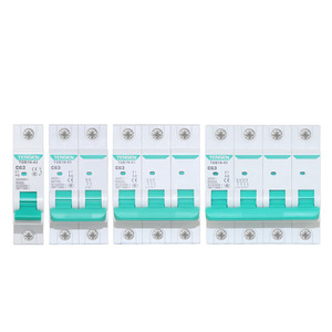 Tengen TGB1N-63 <b>Miniature</b> Circuit Breaker 400V 63A 1P 2P 3P Modular Mounting Household Protection - Product Image 1