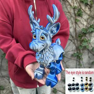 Nuevo Juguete Impreso en <span class=keywords><strong>3D</strong></span>, Ciervo Realista de 31 cm, Figura SDK23, Simulación de Alce, Juguete Animal para Niños, Regalo Infantil - Product Image 4