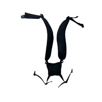 Bolsa de Golf Personalizada en un Clásico y Elegante Diseño en Blanco y Negro, con 14 Compartimentos