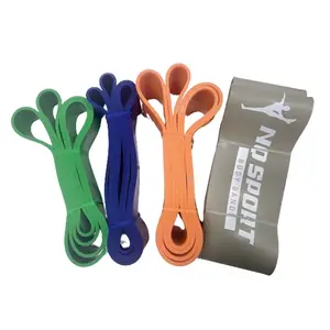 Custom Loop Elastic Stretch Pull Up Assist Band Set Workout Fitness Gymnastics Exercise Latex Resistance Elastic Band
