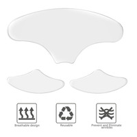 Patchs en silicone réutilisables anti-rides pour le front