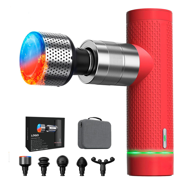 T1035 2025 New Arrival Professional Brushless Motor 5-Speed Deep-Tissue Full Body Mini Portable 4 Massage Gun 2550mAh 4.5-6h