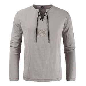 Costume de chevalier médiéval, tunique, costumes d'Halloween pour hommes, déguisement de <span class=keywords><strong>pirate</strong></span> pour adultes, vêtements de fantaisie, chemises et pantalons de carnaval - Product Image 4