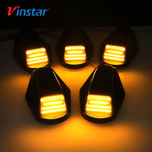 Luz de techo de cabina con lente ahumada para coche, luz delantera ámbar para correr, accesorio para coche del <span class=keywords><strong>mercado</strong></span> de EE. UU., luz LED para <span class=keywords><strong>Ford</strong></span> para 1984-1996 - Product Image 2