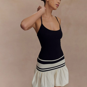 Vestido Casual sin Tirantes, Espalda Descubierta, Cintura Ajustada, Falda Corta, Transpirable, Ropa Informal - Product Image 2