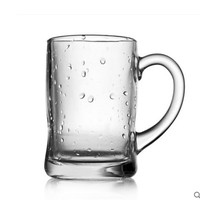 Verre à bière classique transparent personnalisé de 400 ml avec poignée, idéal pour les cadeaux d'entreprise et option de logo OEM – Nouveauté 2023