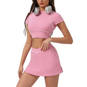 Camiseta Deportiva Aoyema de Nuevo Diseño, Transpirable, de Secado Rápido, Elástica en Cuatro Direcciones, Ajustada, para Mujer, para Correr, Entrenar y Hacer Ejercicio en Verano, en Varios Colores - Product Image 1