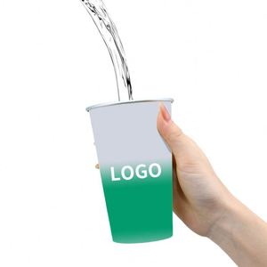 Custom Printed Cold Drink Cup Promotional Summer Gifts Color Changing Aluminum <b>Beer</b> Mug for Party - Product Image 1