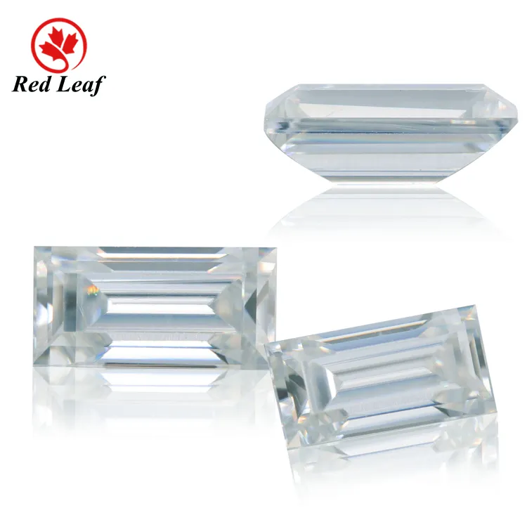 Redleaf OEM/ODM Moissanite Moisanite Diamants Baguette En Vrac Moissanite