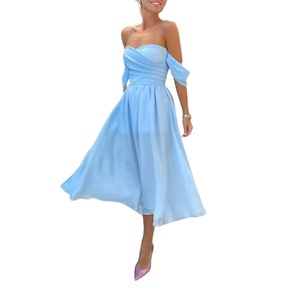 مشد متوسط الطول فساتين سهرة رسمية بفتحة ضمادة فاخرة للحفلات والنادي للسيدات مثير كاجوال مخصص فستان بوهيمي كلاسيكي - Product Image 1