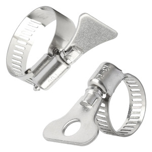 Climbing Small American Style Hose <b>Clamp</b> 6-44mm Stainless Steel Self Tightening For Repair - Product Image 2