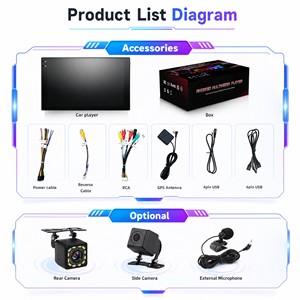 Radio para Auto Android Compacto de 7 Pulgadas, 2GB 32GB, Pantalla Táctil Integrada, con WiFi de Doble Banda, Bluetooth 5.0 y Ecualizador de 32 Bandas - Product Image 6