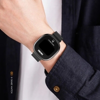 Jam Tangan Elektronik Outdoor Skmei 1589 Baru, Tahan Air 30m, Olahraga, 3 Warna, Tali Baja Mekanik, Fashion Pria, Layar LED untuk Pria