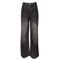 Jeans baggy, coupe ample, pantalon en denim confortable, style streetwear pour hommes et femmes, à porter au quotidien