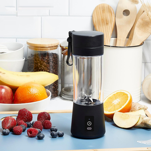 Sallar ve Smoothies için 380ml taşınabilir <span class=keywords><strong>Blender</strong></span>, akülü kişisel Mini 13oz seyahat elektrikli meyve sıkacağı bardağı, USB şarj edilebilir mikser - Product Image 3