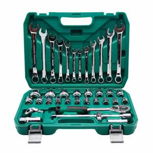 Lot de 37 outils à main en gros, clés à douille, cliquet, pour mécanicien domestique et réparation automobile – Vente chaude - Product Image 2