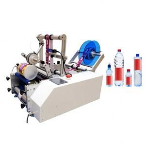 Étiqueteuse électrique semi-automatique de haute précision à commande PLC pour bouteilles de vin et boîtes de conserve - Product Image 1