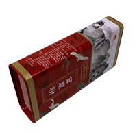 Boîte en métal vide de qualité supérieure pour aliments de luxe, boîte hermétique, boîte de rangement pour café, épices, boîte à thé carrée
