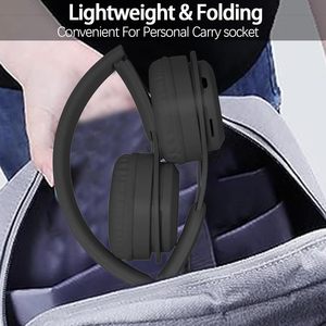 Hot Selling <b>Wireless</b> Headphones Foldable Noise Cancelling <b>Wireless</b> Headphone <b>Microphone</b> Storage Card Slot Sports Earphone - Product Image 2